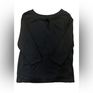 Chico’s black keyhole cotton top